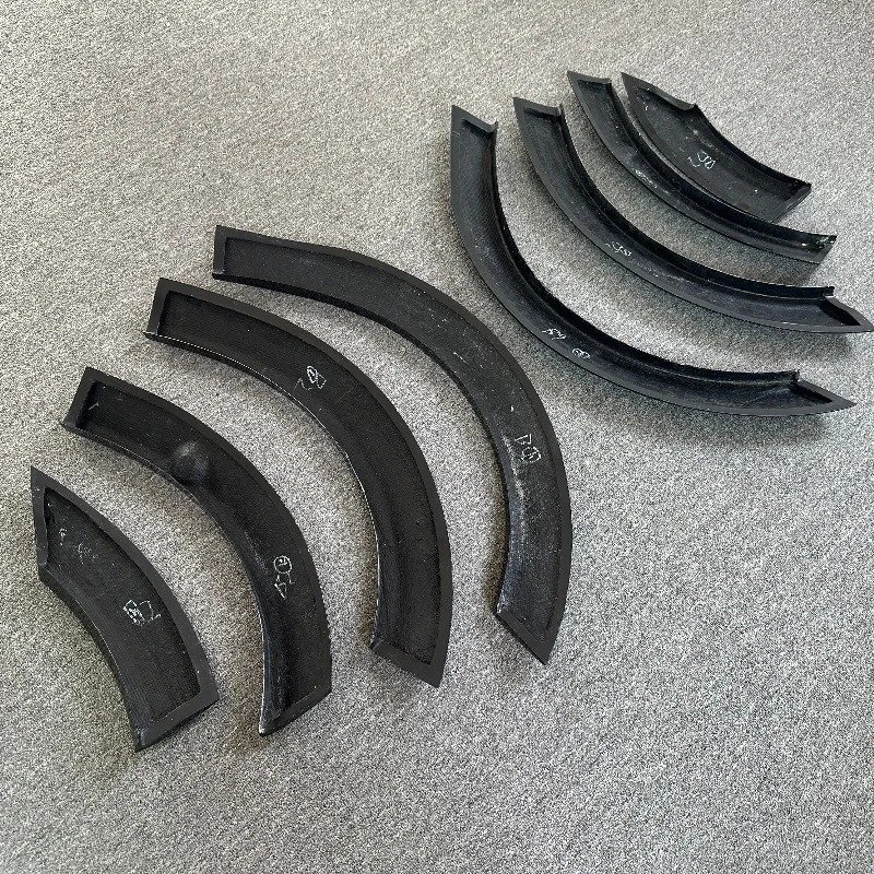 Used for  Model X Modification TOPCAR Style Carbon Fiber Wheel Arch Mudguard Wide Body External Packaging Body Kit